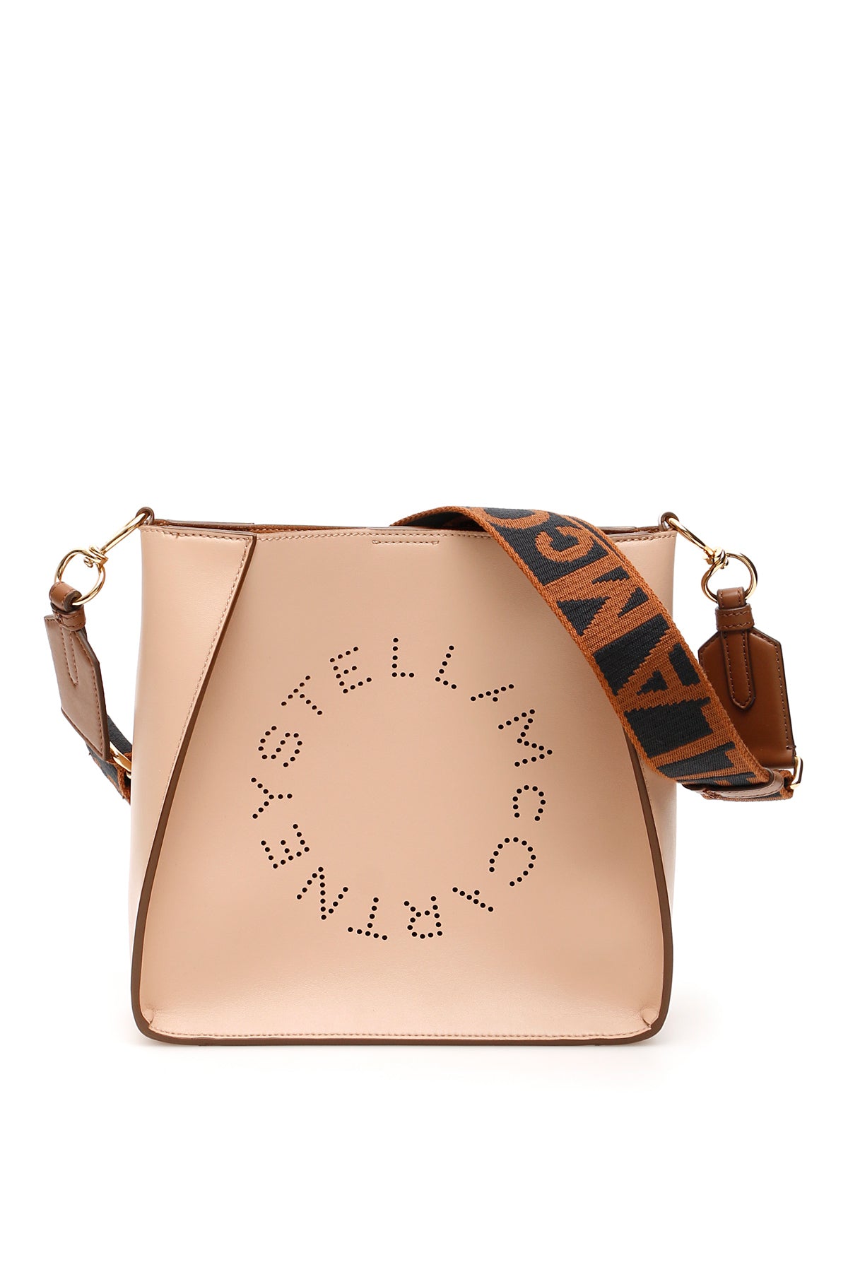 Stella McCartney Perforated Stella Logo Crossbody Bag