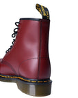 Dr. Martens 1460 8 Eye Lace Up Leather Boots Cherry Red