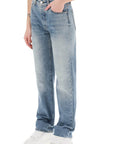 Amiri Straight Cut Denim Jeans Light Blue