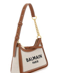 Balmain B-Army Cotton Canvas Shoulder Bag Cream