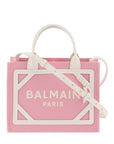 Balmain B-Army Cotton Canvas Tote Bag Pink