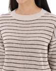 Brunello Cucinelli Dazzling Stripes Cotton Sweater
