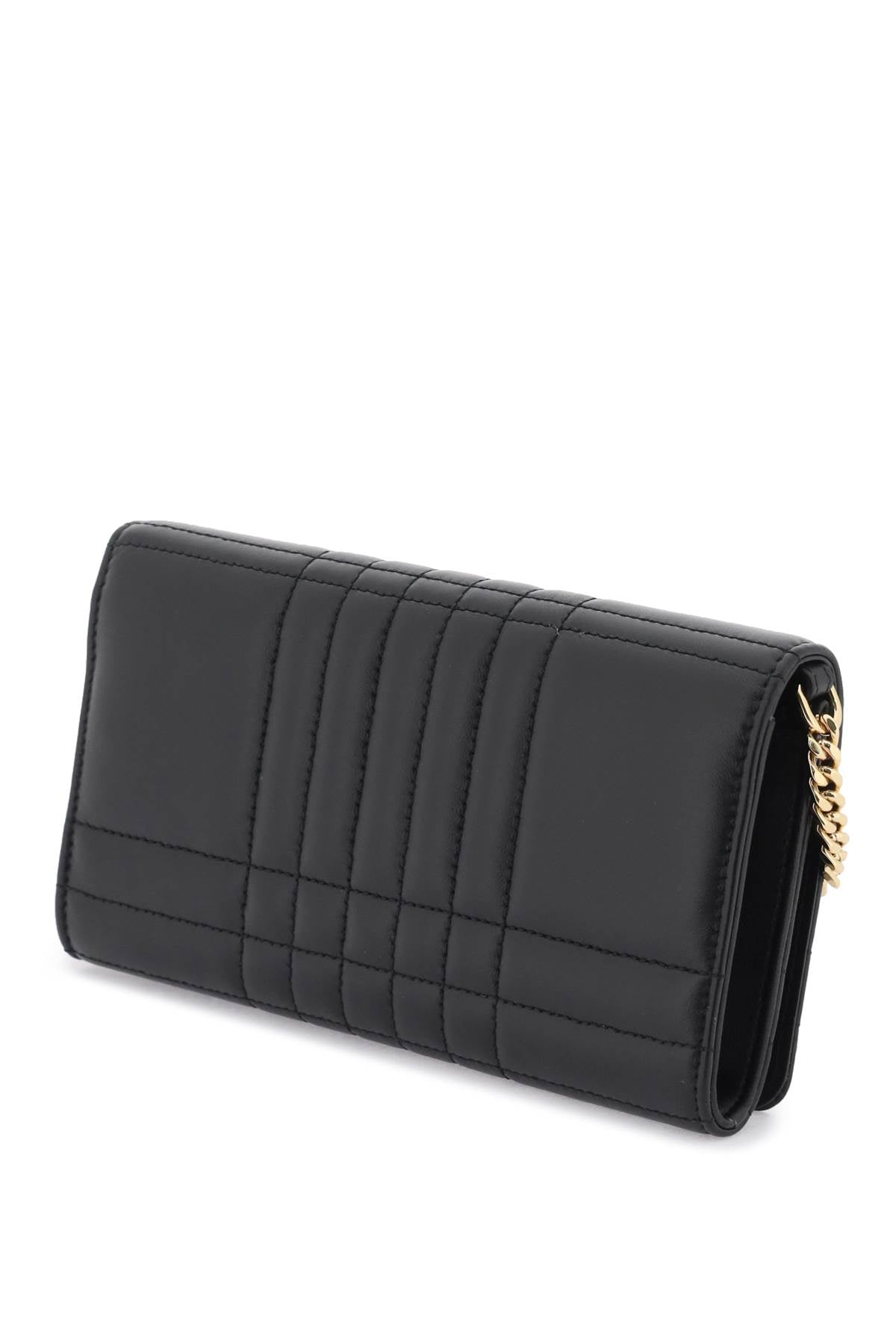 Burberry Quilted Leather Mini 'Lola' Bag Black
