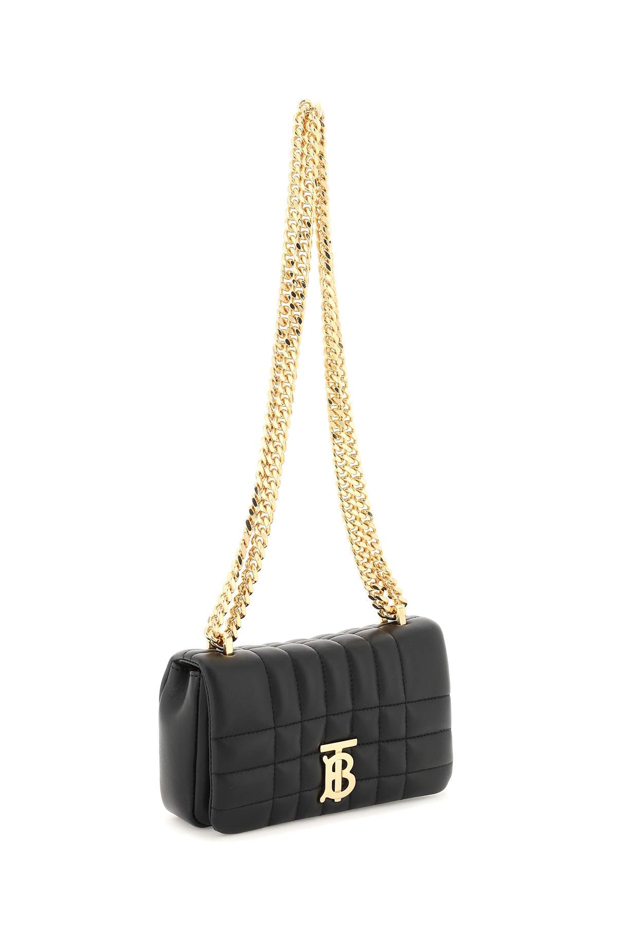 Burberry Quilted Leather Mini &#39;Lola&#39; Bag Black