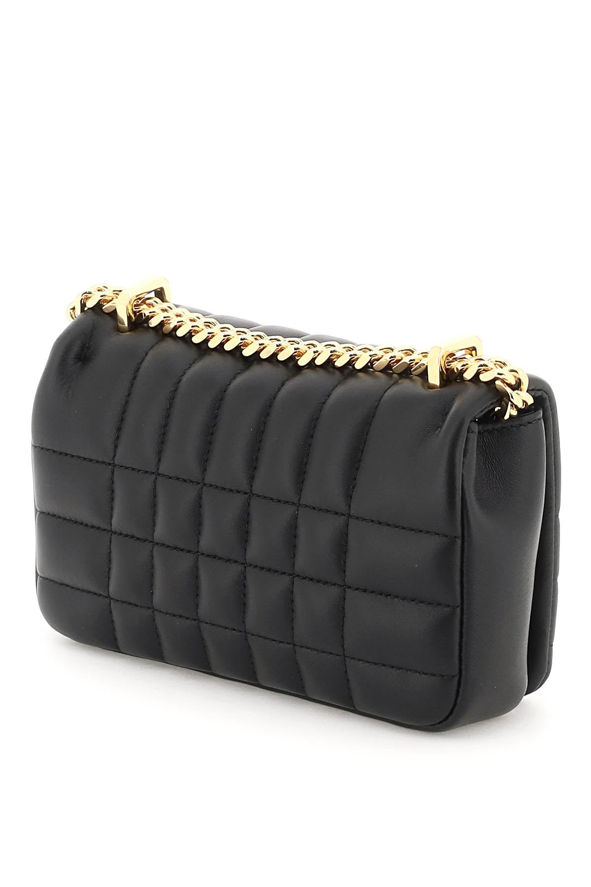 Burberry Quilted Leather Mini &#39;Lola&#39; Bag Black