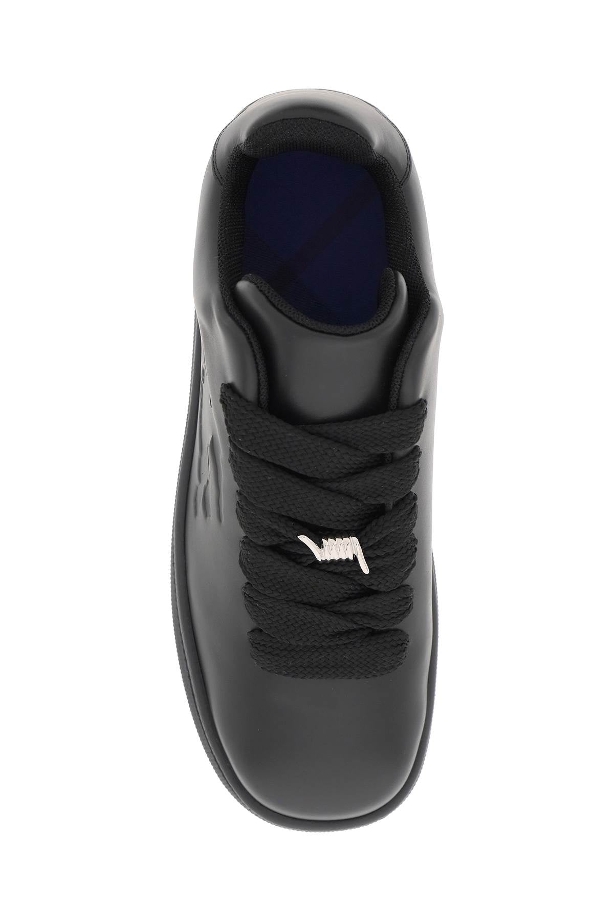 Burberry Storage Box Leather Sneakers Black