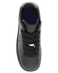 Burberry Storage Box Leather Sneakers Black