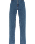 Burberry 'Bergen' Loose Jeans With Straight Cut Blue