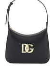 Dolce & Gabbana 3.5 Smooth Leather Shoulder Bag Black