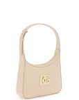 Dolce & Gabbana 3.5 Smooth Leather Shoulder Bag Cream