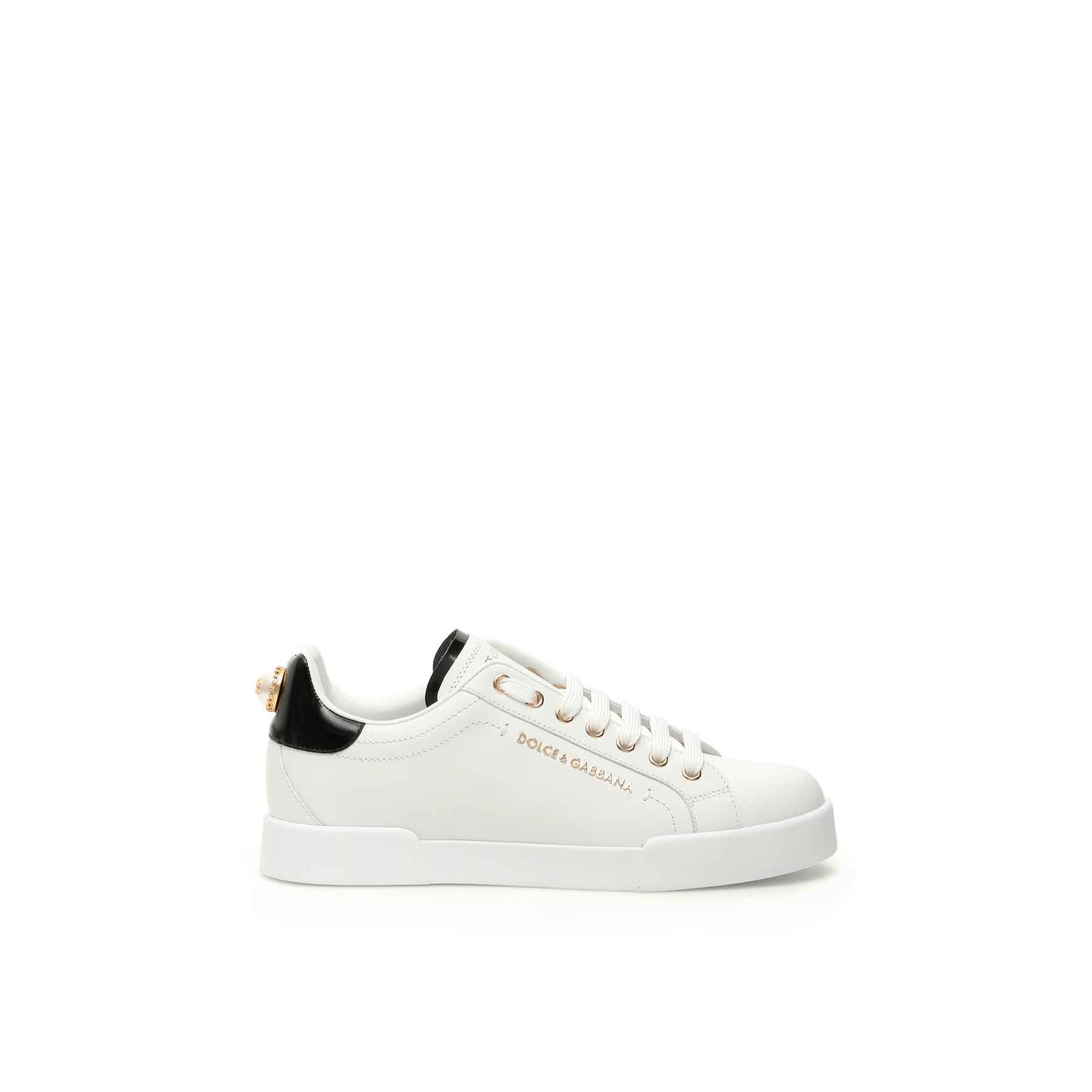 Dolce &amp; Gabbana Portofino Sneakers With Pearl White