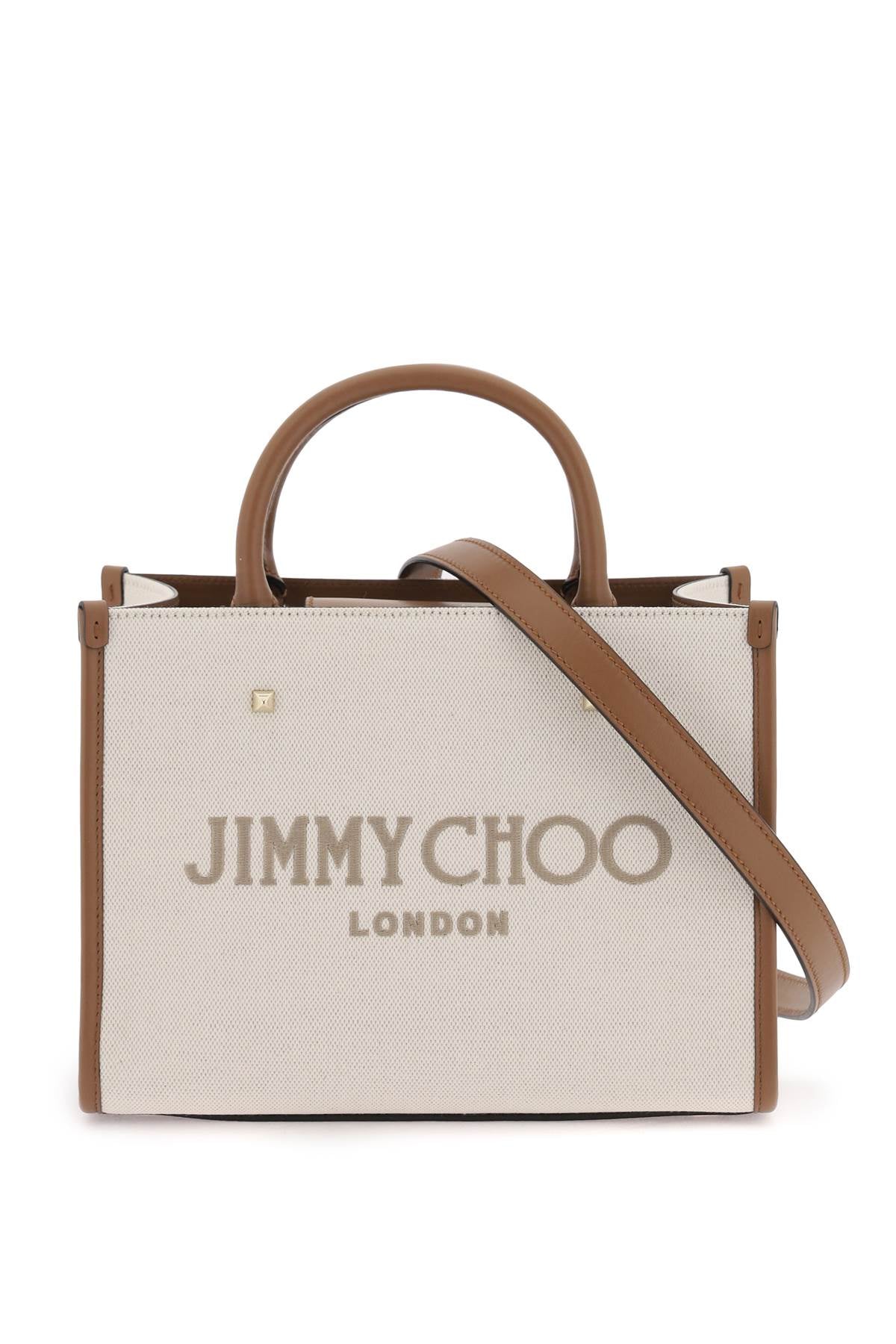Jimmy Choo Avenue S Tote Bag Cream