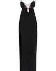 Nensi Dojaka Heart Detail Long Dress Black