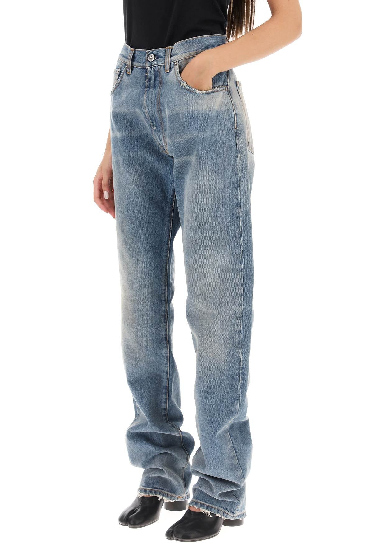  Maison margiela loose jeans with straight cut