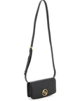 Stella McCartney S-Wave Crossbody Bag Black