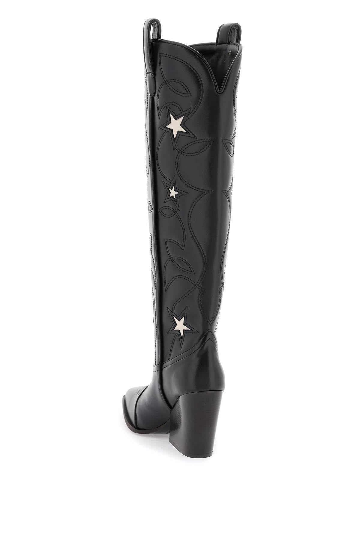 Stella McCartney Star 80mm Texan Boots Black