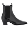 Toteme 'The City' 55MM Chelsea Leather Boots Black