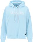 Versace Hoodie With 1978 Re-Edition Logo Blue