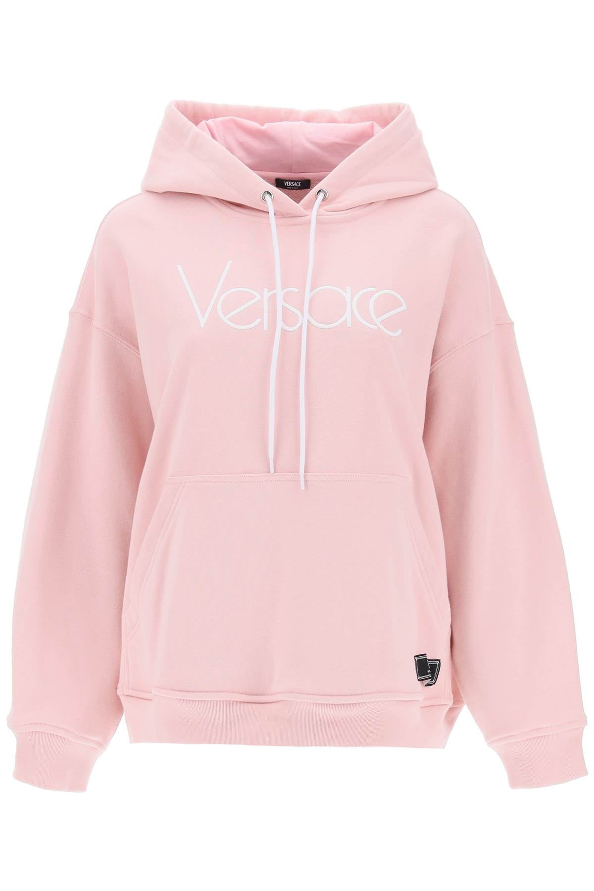 Versace Hoodie With 1978 Re-Edition Logo Pink