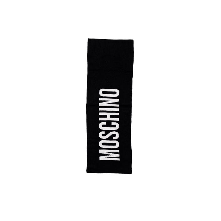Moschino Logo Lettering Viscose Wool Scarf