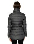 Peuterey Feather Down Padded Jacket Dark Grey
