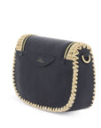 Anya Hindmarch Vere Soft Leather Raffia Crossbody Bag
