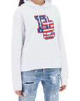 Dsquared2 Cool Fit Hoodie With Graphic Print White
