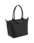 Longchamp Le Pliage Xtra M Leather Tote Bag Black
