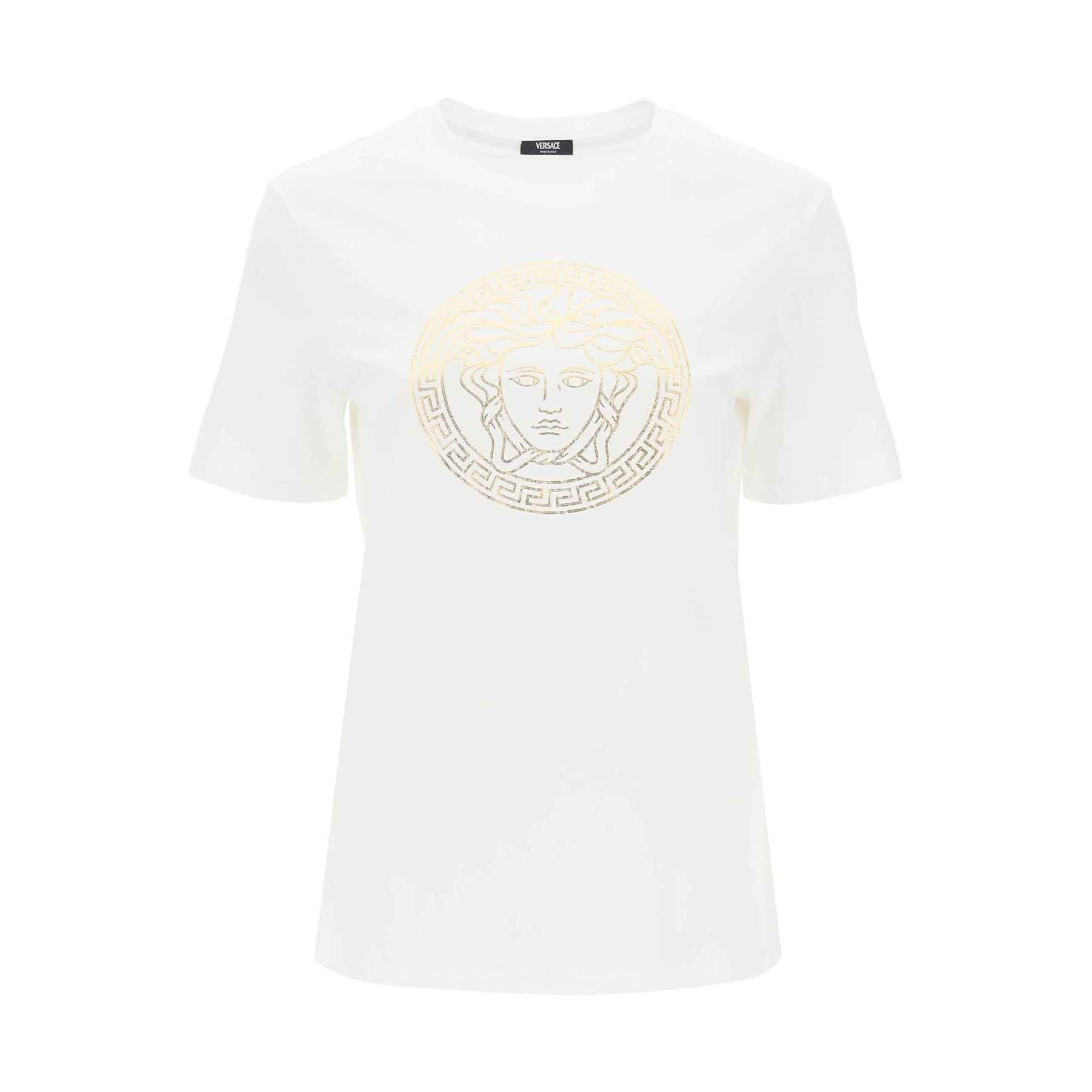 Versace Medusa Crew-Neck T-Shirt White